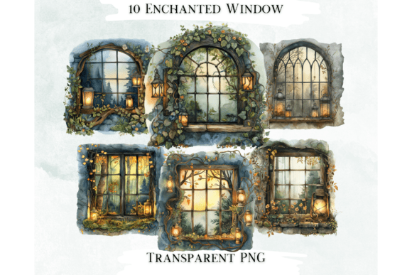 Enchanted Window Clipart