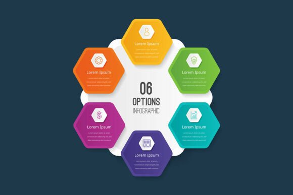 Modern 6-Step Business Infographic
