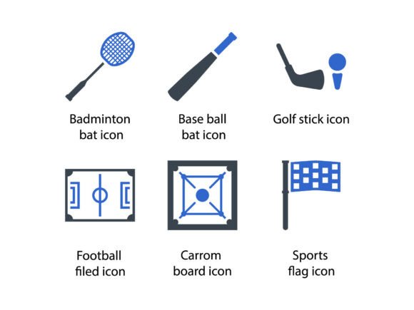 Sports Icon Set 3: Precision Design for Strategic Visual Communication