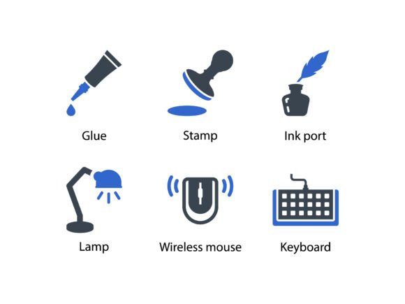 Stationery Icon Set 7: Precision Design Meets Modern Creative Workflow