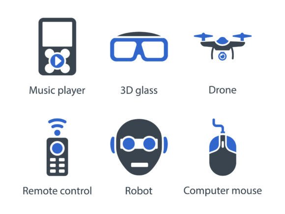 Technology Device Icon Set 2: Clean, Versatile Icons for Real Design Work