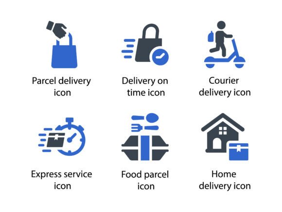 Untact Economy Icon Set 4: Streamline Digital & Print Communication with Purpose-Built Glyph Icons