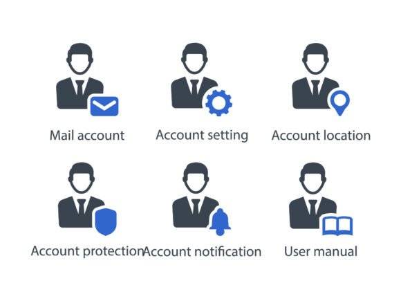 User Account Icon Set 5: Design Clarity Where Users Look First