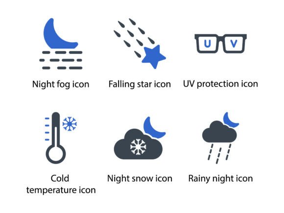 Weather Icon Set 6: Precision Visual Assets for Real-World Design Workflows