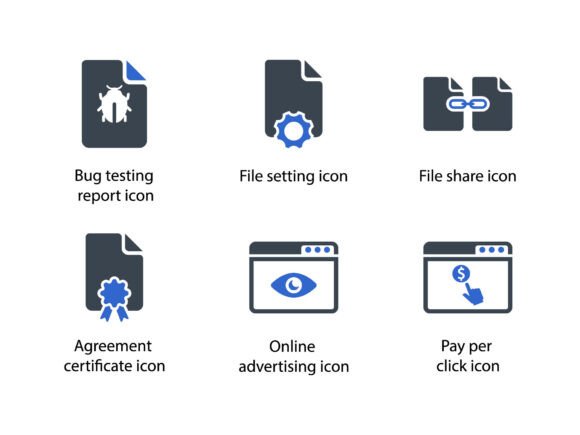 Web Marketing Icon Set 9: Precision Tools for Strategic Visual Communication