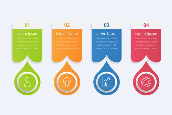 Why the Modern 4-Step Business Infographic Is a Game-Changer for Communicating Strategy